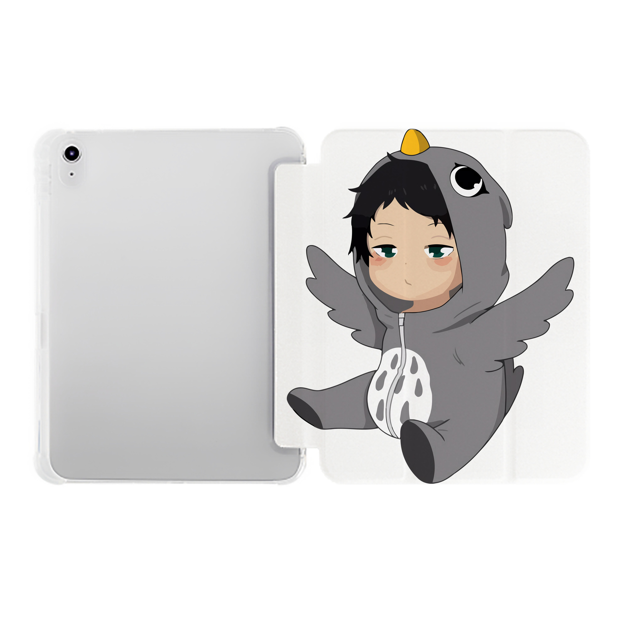 （画像用） ハイキュー!! Haikyu!! IPad ケース ペン収納付き 三つ折りスタンド PUレザー×シリコン 対応機種9.5/10.5/10.9インチ